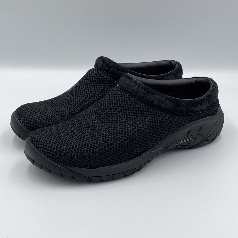 Merrell Encore Breeze 3 Mule Shoes Women's Size 6.5 Comfort Mesh Black J598434